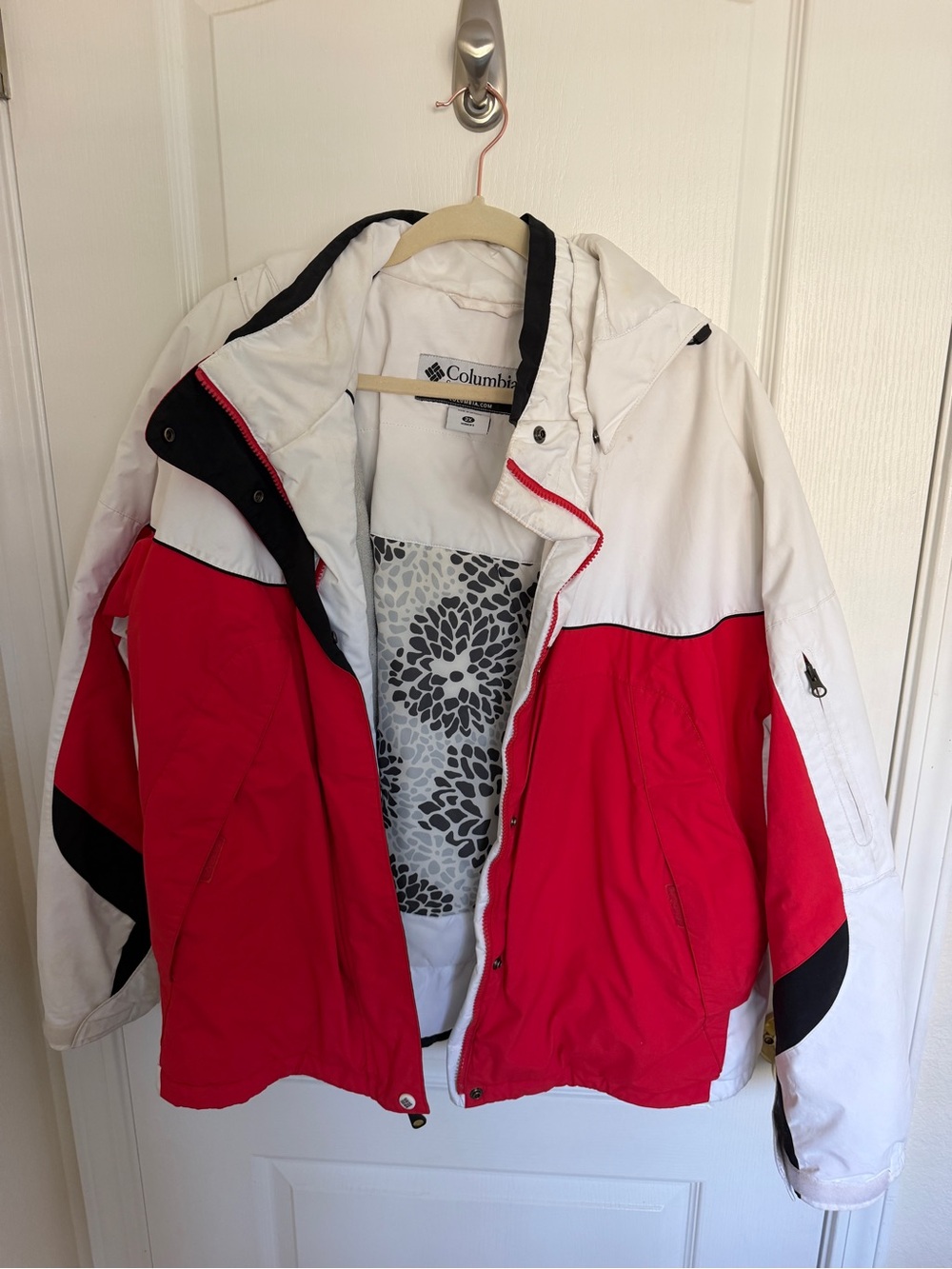 Columbia White and Black Women's Jacket